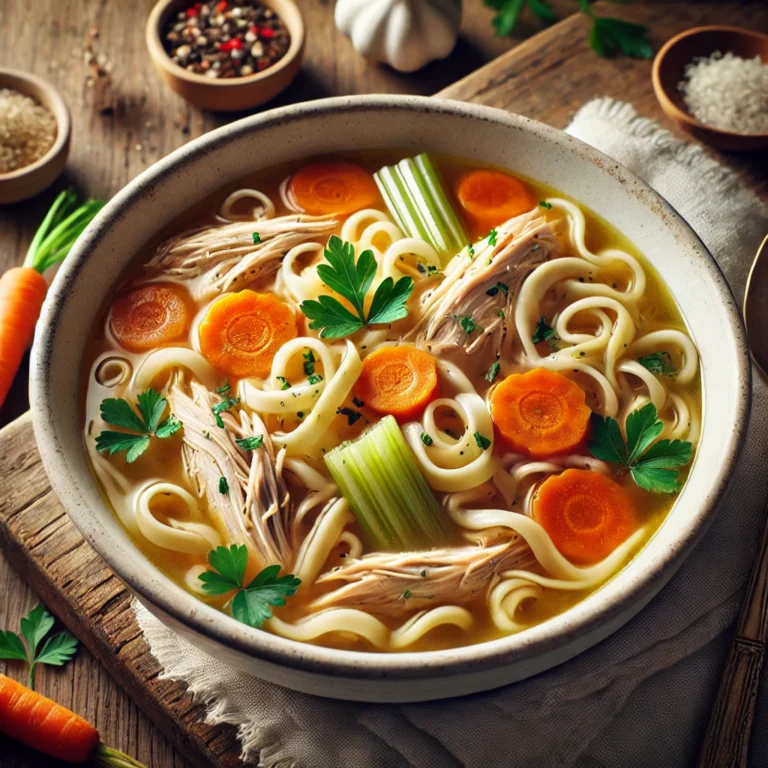 Rotisserie Chicken Noodle Soup