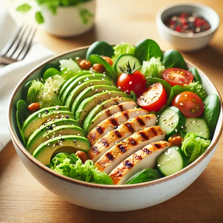 Chicken and Avocado Salad Bowl