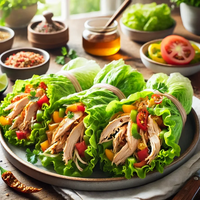 Rotisserie Chicken Lettuce Wraps