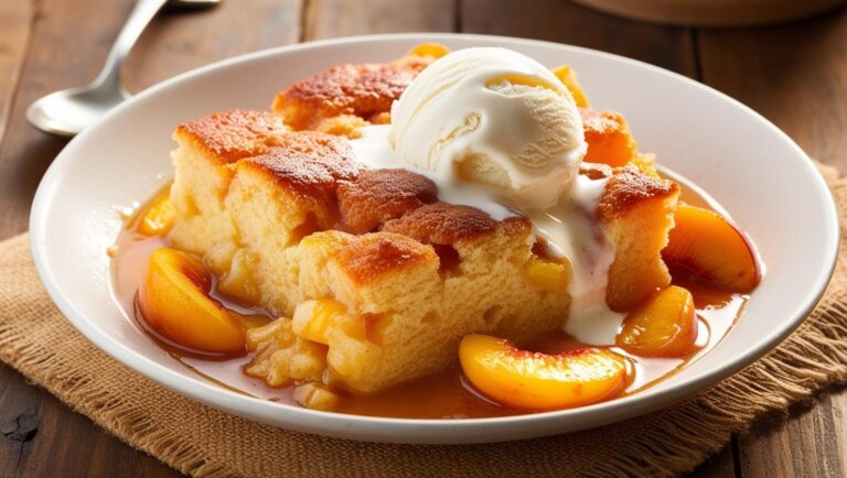 How to Make Peach Cobbler with Cake Mix in 5 Easy Steps